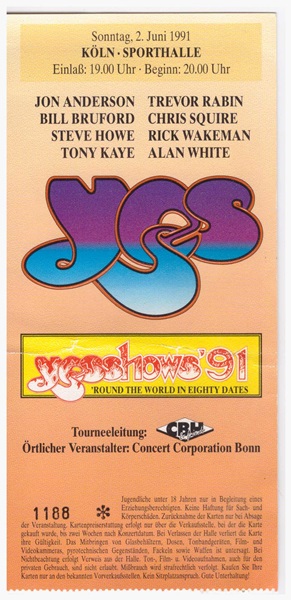 (1991-06-02) Yes - Köln, Sporthalle 600px