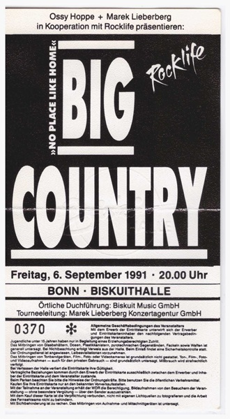 (1991-09-06) Big Country - Bonn, Biskuithalle 600px