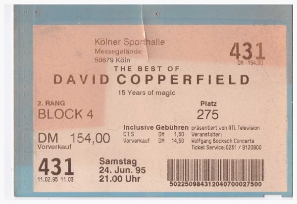 (1995-06-24) David Copperfield - Köln, Sporthalle 600px