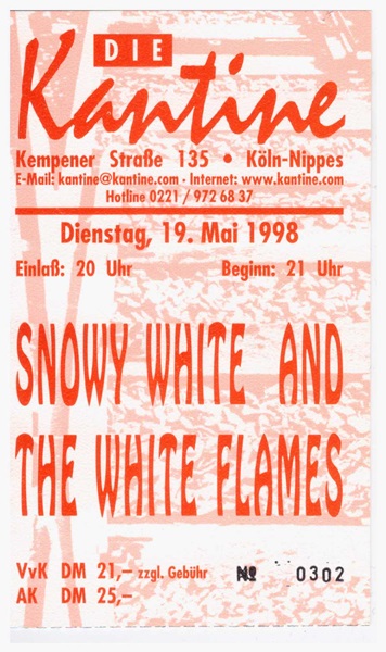 (1998-05-19) Snowy White and the White Flames - Köln, Die Kantine 600px